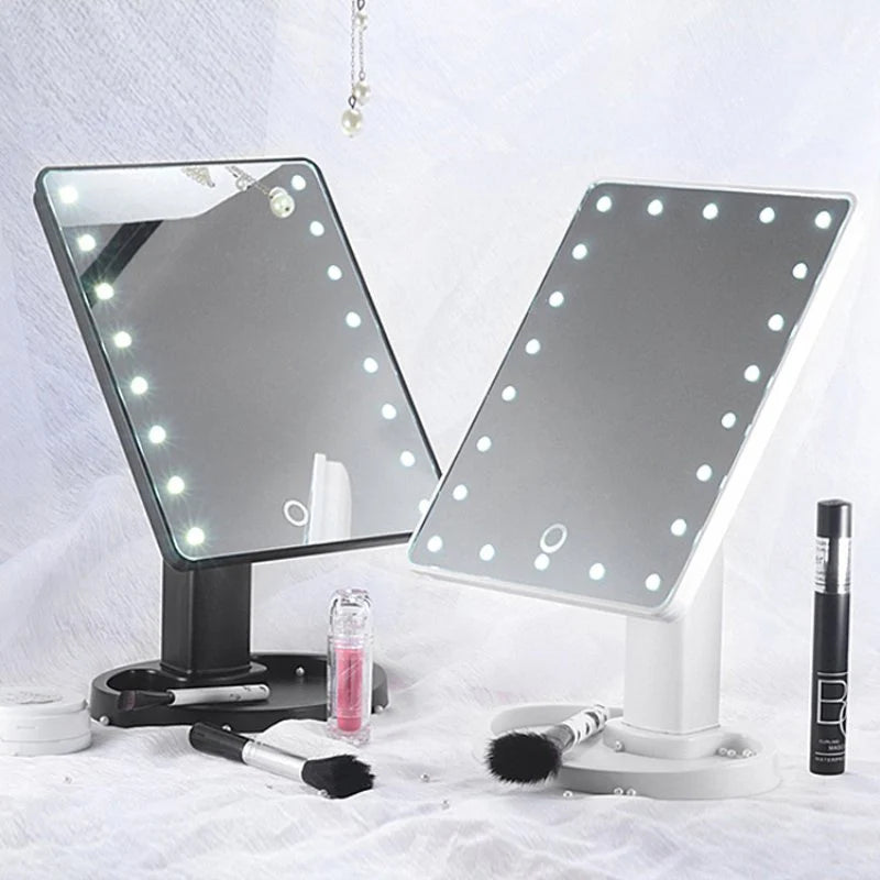 Luxury LED Vanity Mirror – Touch Screen Lighted Makeup Mirror